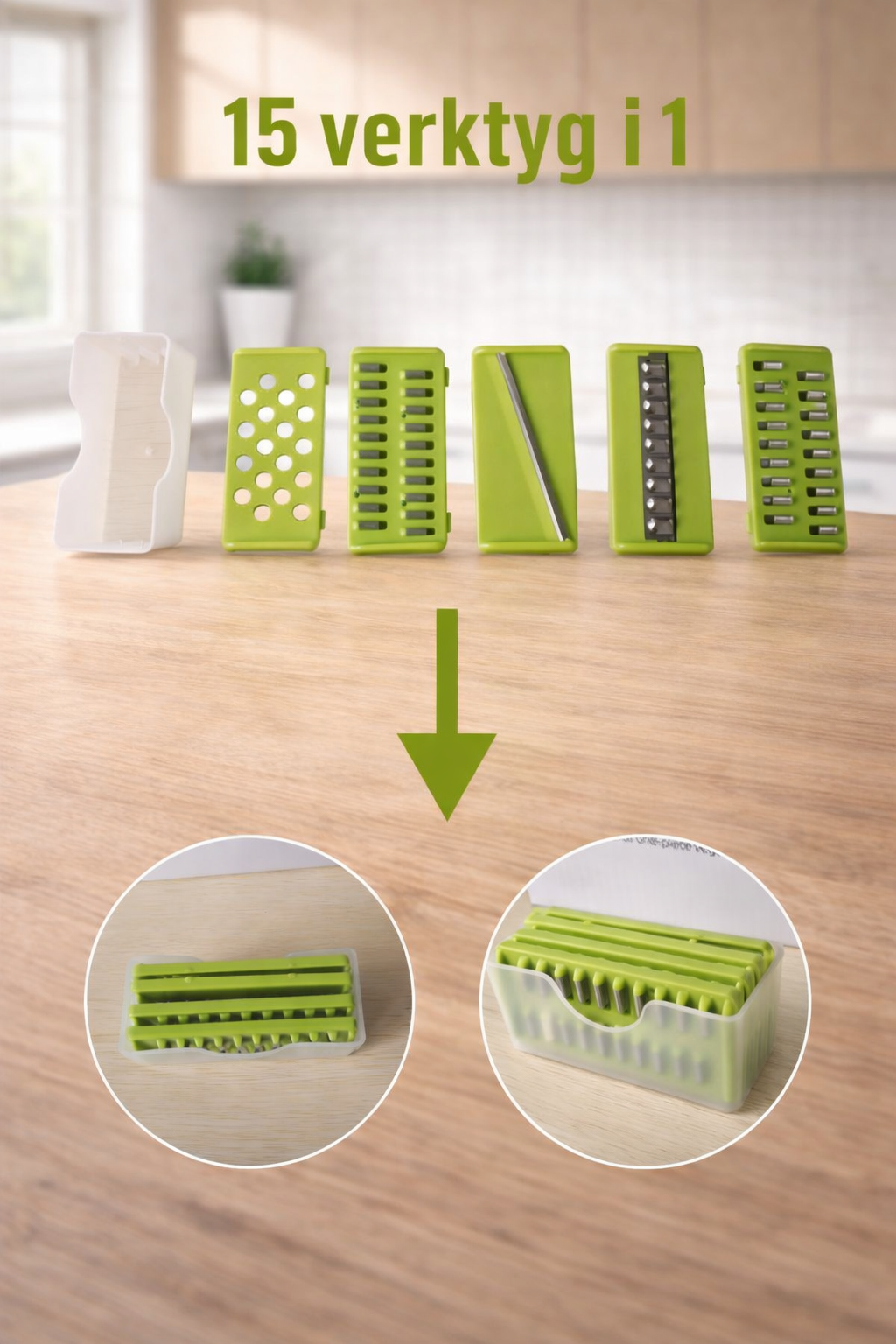 Grönsakshackare 15 verktyg i 1 !